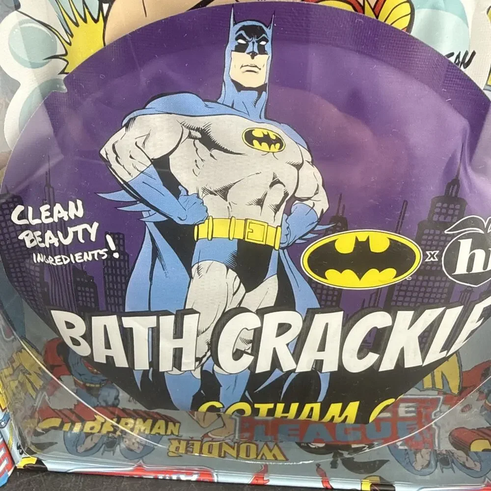 DC Justice League Batman Superman Wonder Woman hi Bath Gift Set Comic Book
